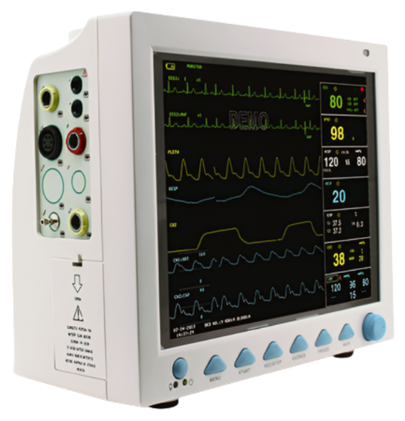 Patient Monitor - CMS8000 with NIBP, SpO2, Temp and ECG