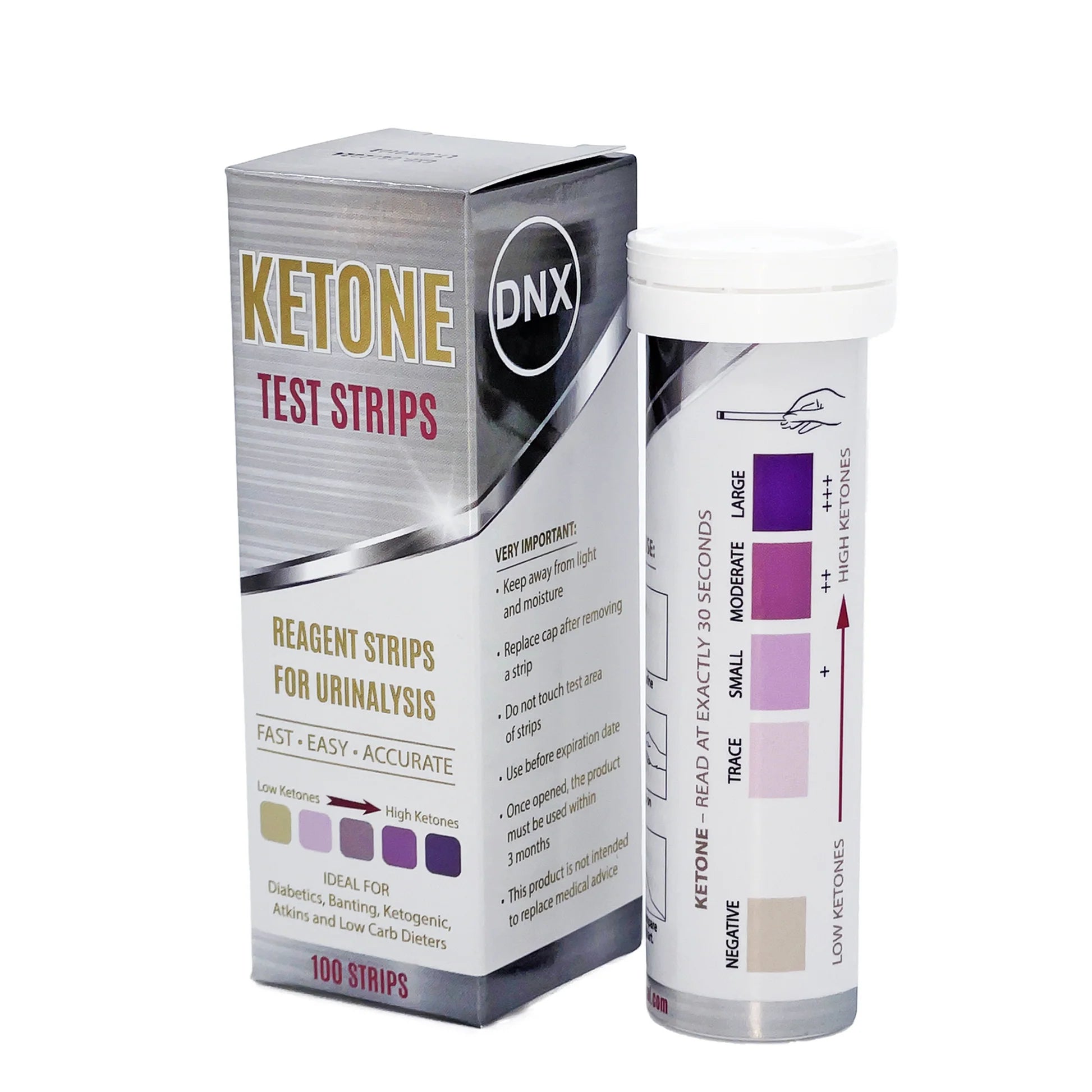 Keytone Test - 100 Strips