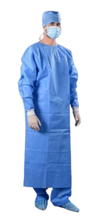 Disposable SMS Reinforced Surgical Gown - Box of 50s
