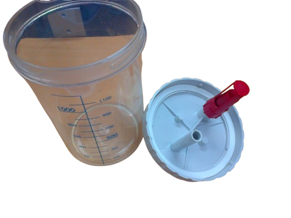 SUCTION BOTTLE 1L- NO LID