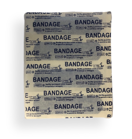 Plaster Strips Blue - Hi-Care - 100 x 100 per pack